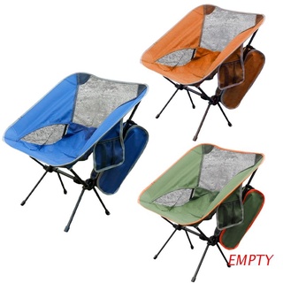 Vacío portátil silla de Camping ligero plegable mochilero sillas para senderismo playa