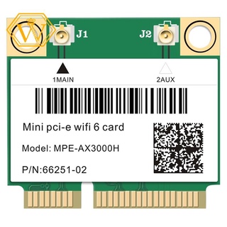 2974 Mbps Wifi 6 PCI-E tarjeta G/5Ghz Bluetooth red inalámbrica