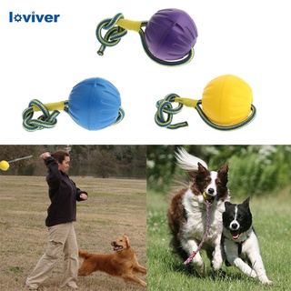 Loviver pelota de espuma para mascotas/perros/pelota de juguete con cuerda