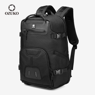 Ozuko - bolsa de viaje impermeable para exteriores, carga USB, portátil, negocios, Bapa