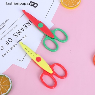 【papaya】 6PCS Zig Zag handmade handicraft album scissor for creative diary school paper 【CL】