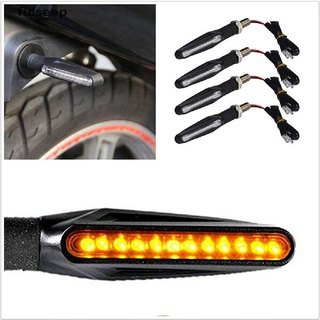 [FUL] Universal Motorcycle Motorbike LED Turn Signal Indicator Binker Lamp Light Amber SPE