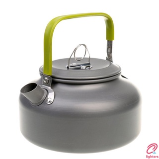 0.8l mini al aire libre camping hervidor de agua de aluminio olla con bolsa de transporte ligero hervidor de té