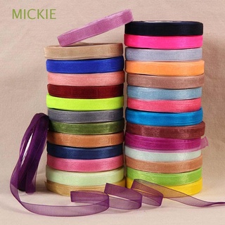 mickie 12 mm cintas envolver cinta de satén organza cinta boda fiesta seda rosas 50 yardas tela decoración ropa costura/multicolor