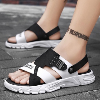 [Listo Stock Real Shot] Sandalias De Los Hombres Verano 2022 Nuevo Estilo Deportes De Doble Uso Zapatillas Casual Zapatos De Playa Suela Suave