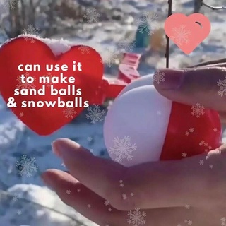 bola de nieve maker abrazadera lucha bola de nieve clip herramienta al aire libre invierno nieve juguete