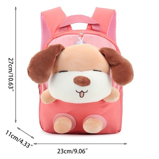 shan lindo perro estudiante de la escuela mochila niña de dibujos animados mini mochila de jardín de infantes bolsa de muñeca de juguete de los niños regalo (2)