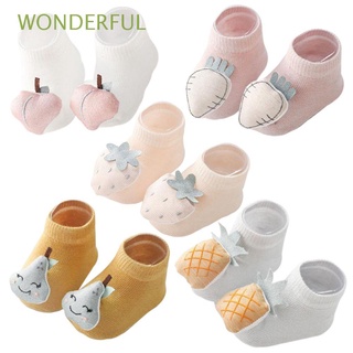 maravilloso nuevo algodón calcetines de bebé 6-12 meses de dibujos animados animal recién nacido calcetines accesorios bebé otoño invierno suave antideslizante piso