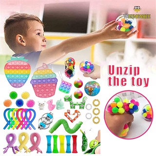 fidget juguetes de juguete dimple fidget popper juguetes anti ansiedad fidget juguete alivio del estrés para niños adultos