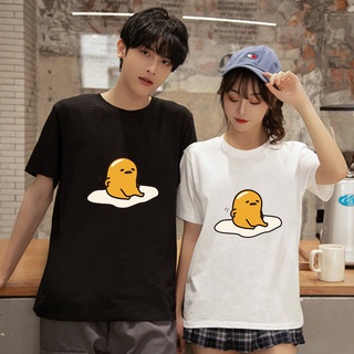 Pareja de dibujos animados pareja blusa camiseta de verano de manga corta camiseta Unisex Tops 6417