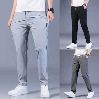 Men\'s Pants Have Pocket Korean Loose With Elastic Cord Men\'s Fashion