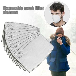 Pm filtro 5 capas de Anti-haze polvo máscara filtro carbón activado no tejido Meltblown filtro de tela