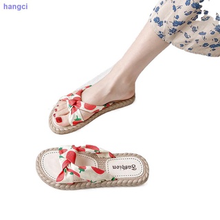 Sandalias De verano 2021 para mujer/zapatos antideslizantes De lona con suela suave