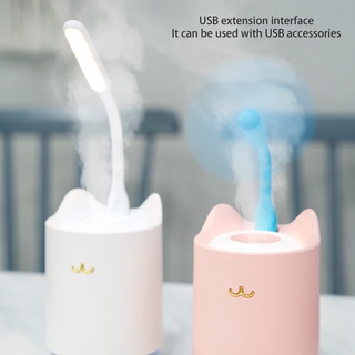 Lr01 humidificador y humidificador De aire De 320 ml Usb Silencioso Portátil con luz nocturna Para habitación De bebés/viaje/oficina/hogar (7)