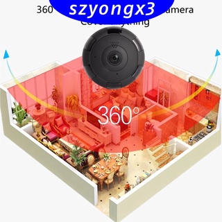 [HeatWave] Cámara IP panorámica inteligente cámara de seguridad para el hogar para iOS Android para bebé mascota (5)