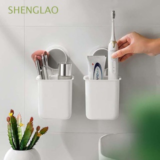 Shenglao soporte/Porta cepillo De dientes autoadhesivo sin orificios Para cocina/baño
