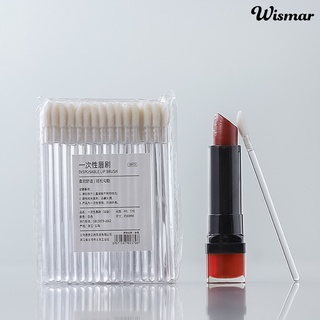 Wi 50 unids/bolsa cepillo labial fácil de usar desechable TPE barra de labios cepillo labial cepillo para belleza