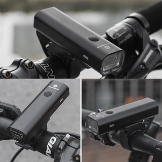 Rockbros luz de bicicleta a prueba de lluvia USB recargable LED MTB faro delantero de aluminio ultraligero linterna luz de bicicleta