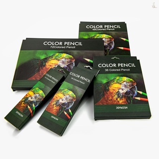 ♥Para♥Joywish 12/18/24/36/48/72 lápices de colores profesionales de aceite de arte de Color lápices Set para estudiantes niños adultos artistas para dibujar bocetos escritura libros para colorear (3)