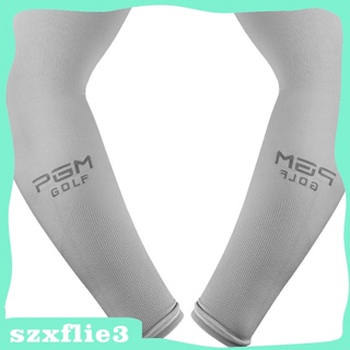 Szxflie3 Mangas De brazo De enfriamiento Uv protección Solar unisex blancas Para Ciclismo/golf
