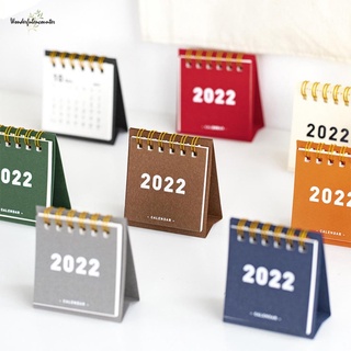 2022 simple escritorio papel simple calendario dual diario planificador de mesa planificador anual Agenda organizador