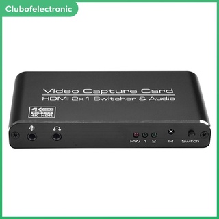 Tarjeta De Captura De video clubofelectronic Hdmi-compatible Para Usb3.0/4k/60hz