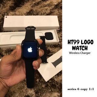 Original HT99 Smartwatch Series 6 Wireless Charging Phone Dial Password Crown Button Games Blood Pressure Oxygen Temperature Smart Watch (1)