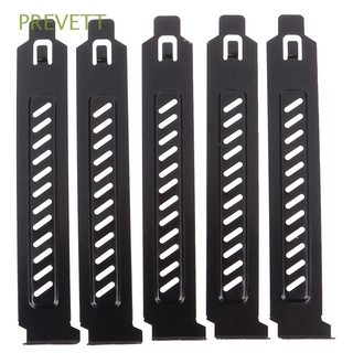 PREVETT 5Pcs/lot Ventilation Covers Ventilation Dust Filter PCI Slot Covers Blanking Plate Computer Case Block Cooling Fan Frame Chassis Bits Black Dust Cover/Multicolor