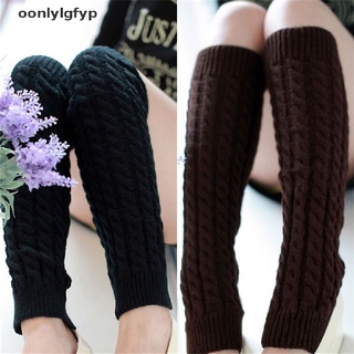 oonly - calentadores de pierna de punto de ganchillo para mujer, diseño de legging, moda caliente cl