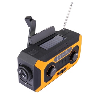 radio de emergencia para el hogar al aire libre radio tiempo portátil con linterna led