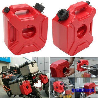 Motorcycle 3L Portable Jerry Can Gas Plastic Car Fuel Tank Petrol ATV UTV Gokart