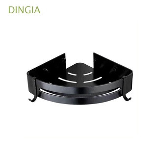 DINGIA 2pcs|3pcs Aluminum Corner Shelf Non-slip Storage Rack Storage Shelf Adjustable Height Shower Shelf Bathroom Supplies Triangle Punch-free Firm Drain Basket/Multicolor