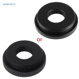 qut - adaptador de lente de metal negro para anillo convertidor de lente m12 a c o cs
