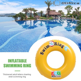 Oliflica inflable engrosado anillo de natación adultos niños seguridad piscina mar flotador círculo (5)