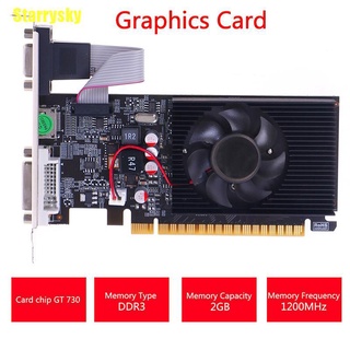 [Starrysky] tarjeta gráfica de escritorio Gt730 2G Ddr3 64Bit tarjeta gráfica de vídeo para juegos