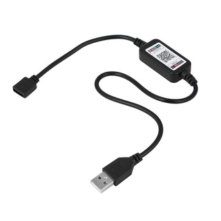 REFORMFAA Cable USB Caliente Mini Control De Teléfono Inteligente RGB LED Tira De Luz Controlador Inalámbrico Flexible 5-24V Práctico Bluetooth 4.0 (4)