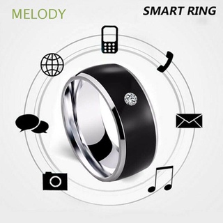 melody fashion wearable connect impermeable inteligente nfc anillo de dedo nueva tecnología android teléfono equipo multifuncional inteligente/multicolor