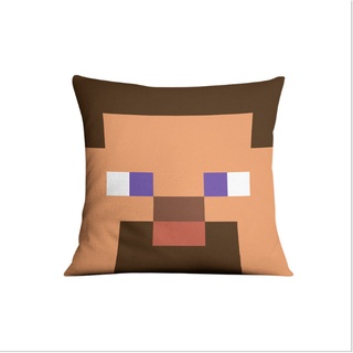 Funda de almohada Minecraft decoración del hogar Steve Creeper cerdo pato de dibujos animados funda de almohada niños regalos de alta calidad sofá almohada buena (4)