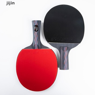 jijin 1pc raqueta profesional para raqueta de nanocarbono de goma de 6 estrellas de ping pong para mesa.