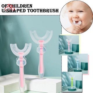 1 pza cepillo De dientes De 360 grados Para bebés U cepillo De dientes