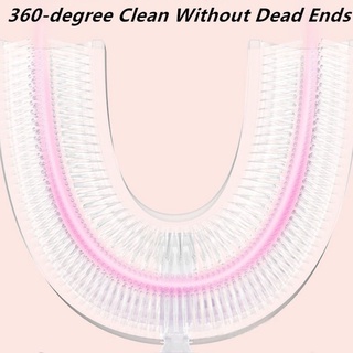Ruide cepillo De dientes De 360 grados con mango en forma U Para Cuidado Oral/cepillo De dientes/multicolor (4)