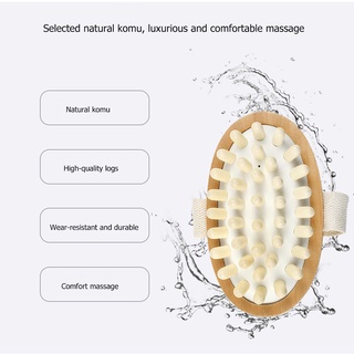 ❀ifashion1❀Soothing Body Airbag Wooden Essential Oil SPA Air Cushion Massage Brushes