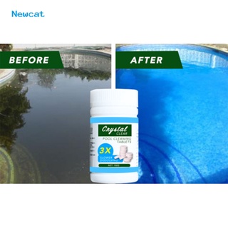 <NEWCAT> 100Pcs Effervescent Tablets Pool Toilet Kitchenware Concentrated Spray Cleaner (4)
