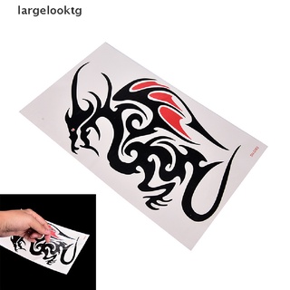 *largelooktg* Waterproof Temporary Tattoo Sticker Body Art 10.5*6cm Dragon Tattoo Totem Water hot sell