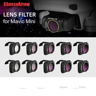 Mavic Mini cámara de CheeseArrow 2 Gimbal cámara MCUV CPL ND-PL Lens filtro para DJI Mavic Mini Drone