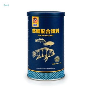 Good 180g/Can Ornamental Cichlid Pellets Goldfish Carp Guppies Small Medium Tropical Fish Food Aquarium Feed