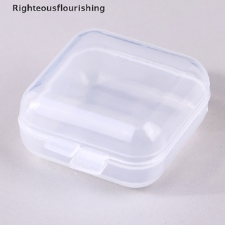 [Righteousflourishing] 10Pcs Plástico Transparente Cajas De Almacenamiento Píldora Joyería Tapon Pendientes Protección Productos Populares