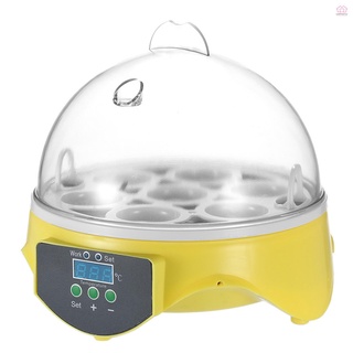 7 huevos mini incubadora digital de huevos hatcher transparente huevos incubadora automática control de temperatura para pollo pato pájaro huevos ac220v (1)