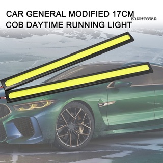 2Pcs faros delanteros de coche LED 28 ultrafino impermeable COB luz diurna para modificación automática