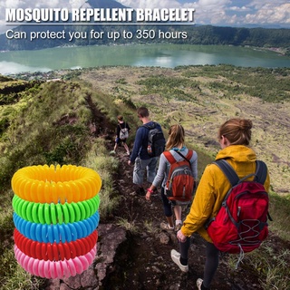(NF) 10 pulseras repelentes de mosquitos impermeables Anti mosquitos pulsera repelente de insectos pulsera de verano Mosquito